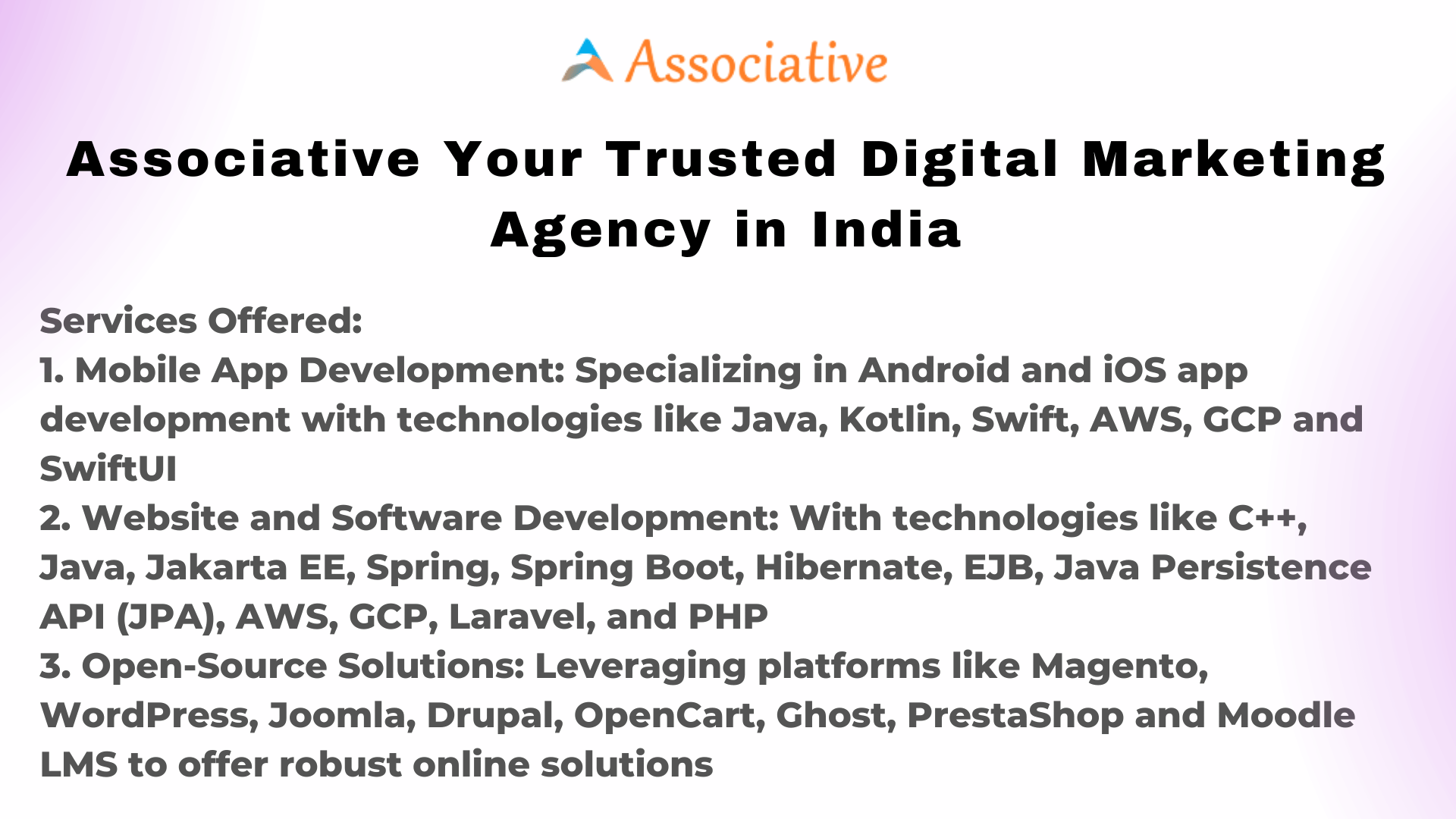 Associative Your Trusted Digital Marketing Agency in India