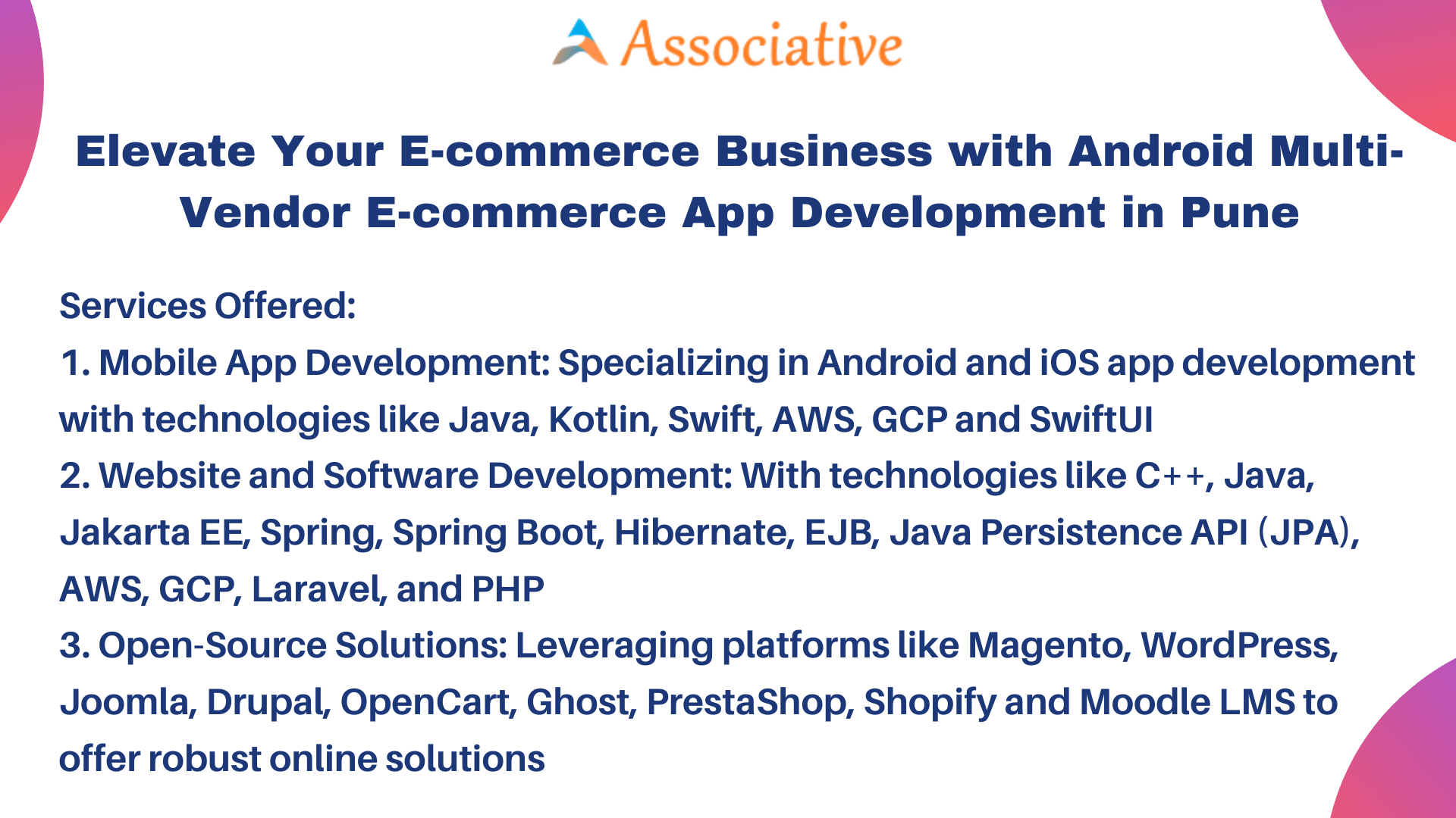 Elevate Your E-commerce Business with Android Multi-Vendor E-commerce App Development in Pune