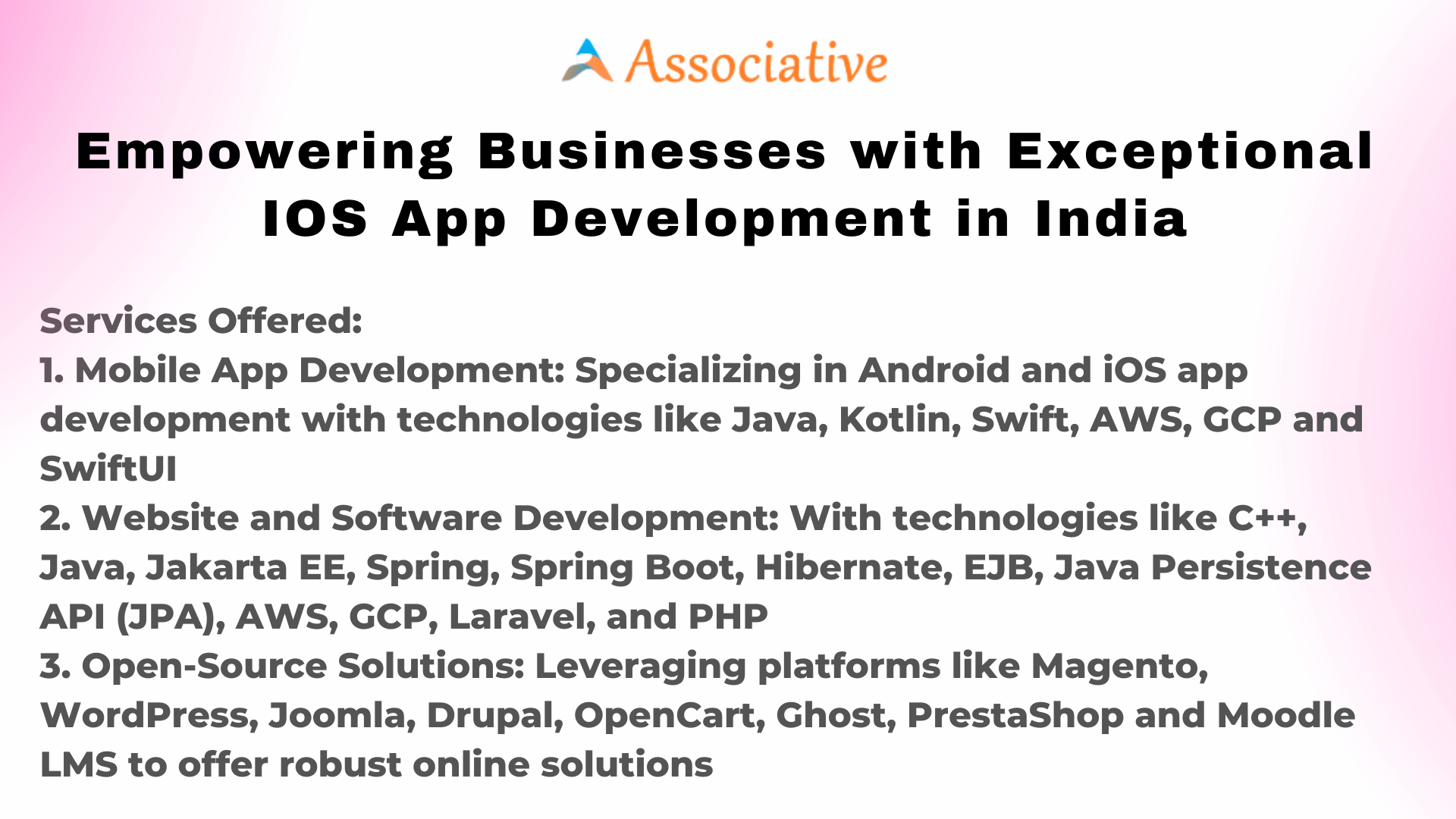 Empowering Businesses with Exceptional IOS App Development in India