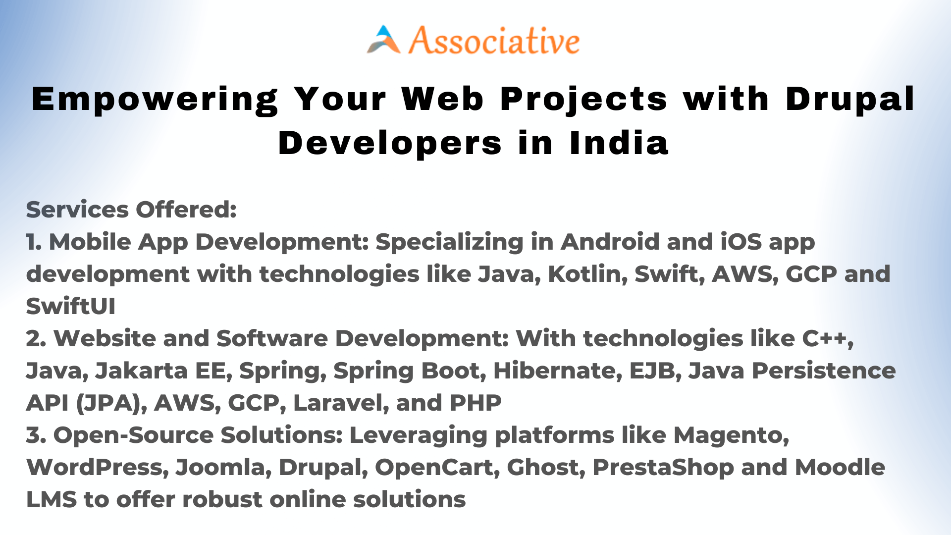 Empowering Your Web Projects with Drupal Developers in India