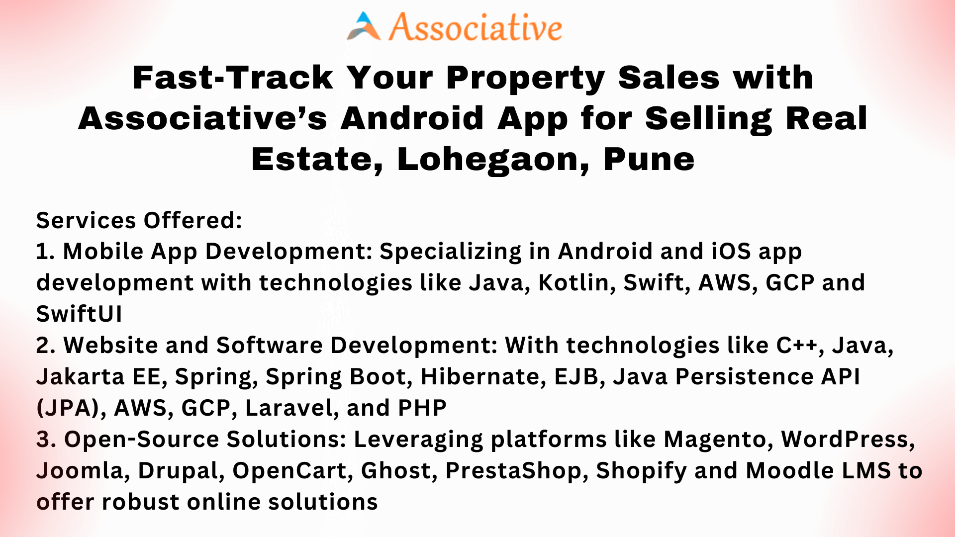 Fast-Track Your Property Sales with Associative’s Android App for Selling Real Estate, Lohegaon, Pune