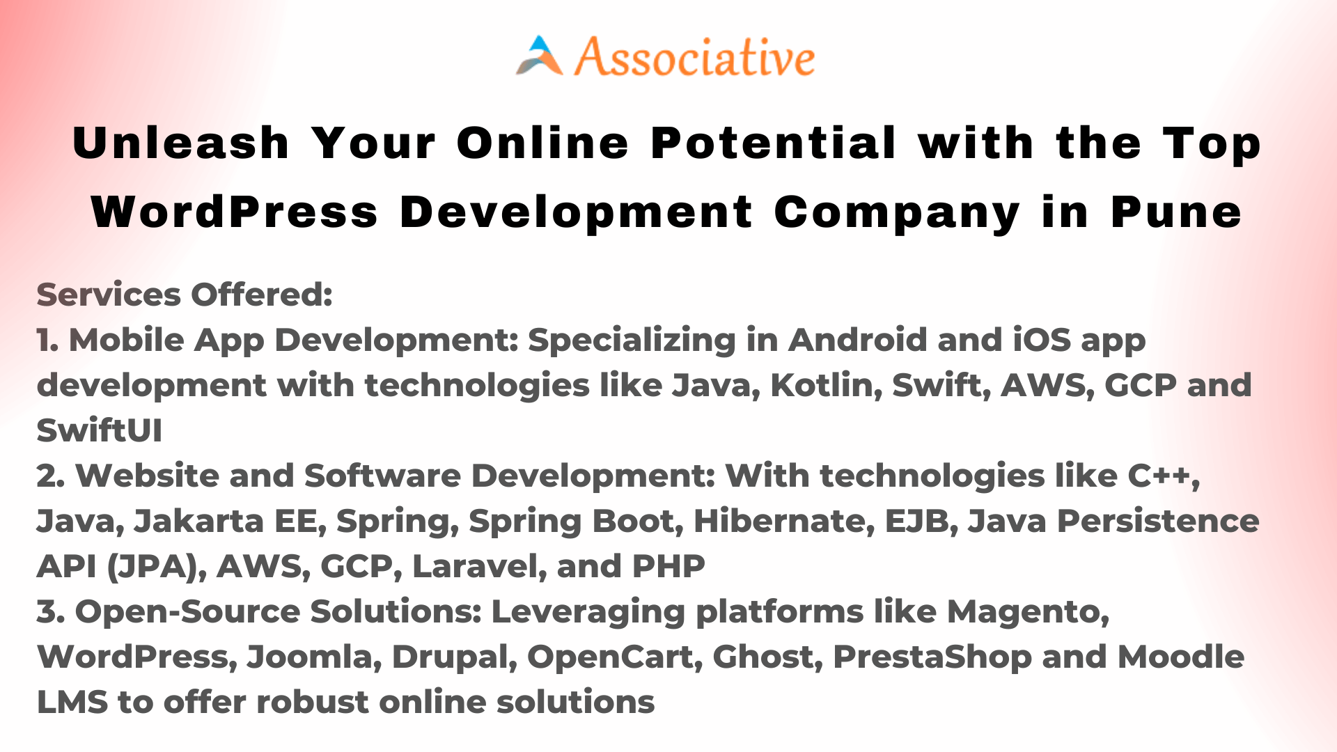 Unleash Your Online Potential with the Top WordPress Development Company in Pune