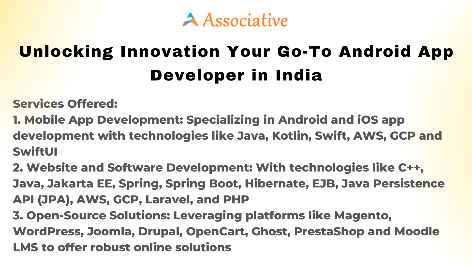 Unlocking Innovation Your Go-To Android App Developer in India