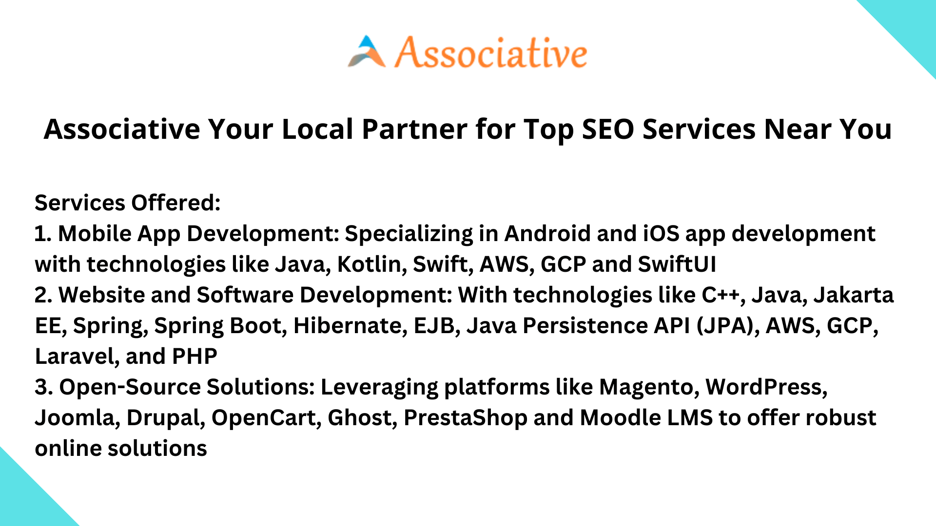 Associative Your Local Partner for Top SEO Services Near You