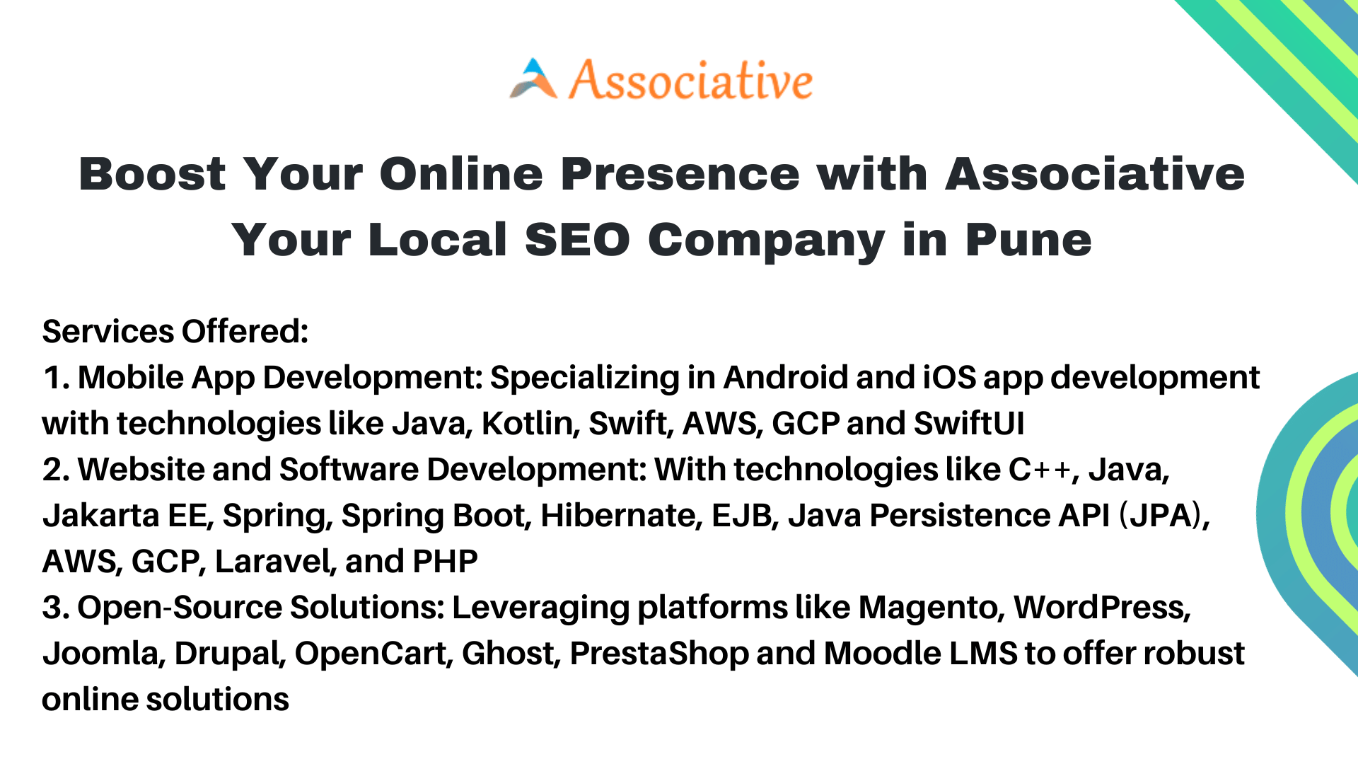 Boost Your Online Presence with Associative Your Local SEO Company in Pune
