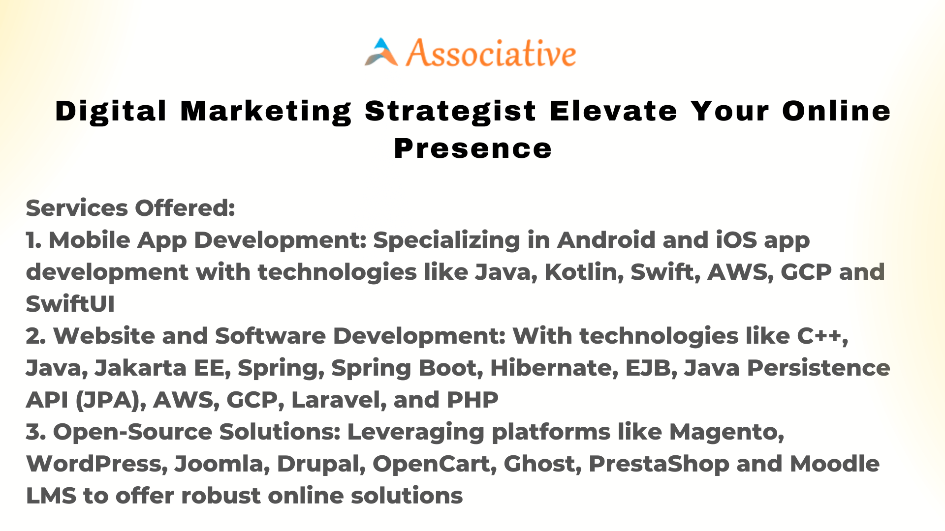 Digital Marketing Strategist Elevate Your Online Presence