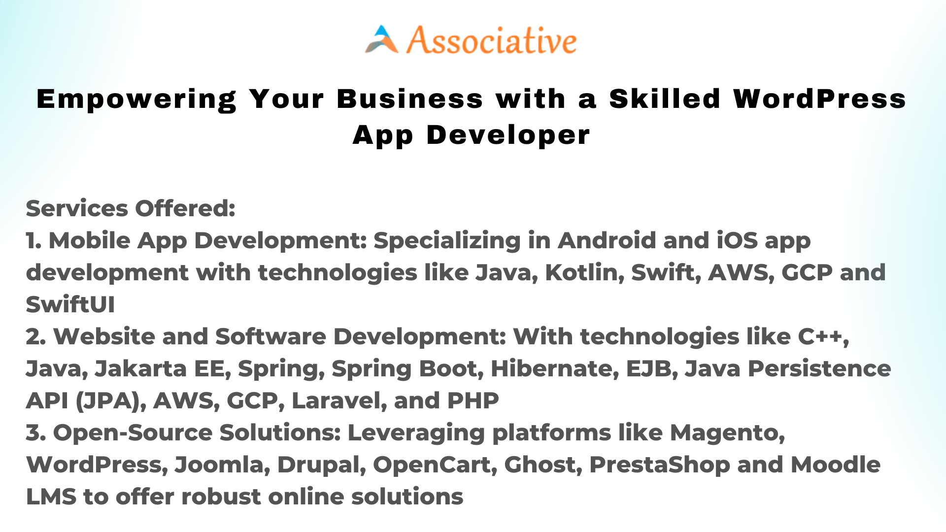 Empowering Your Business with a Skilled WordPress App Developer