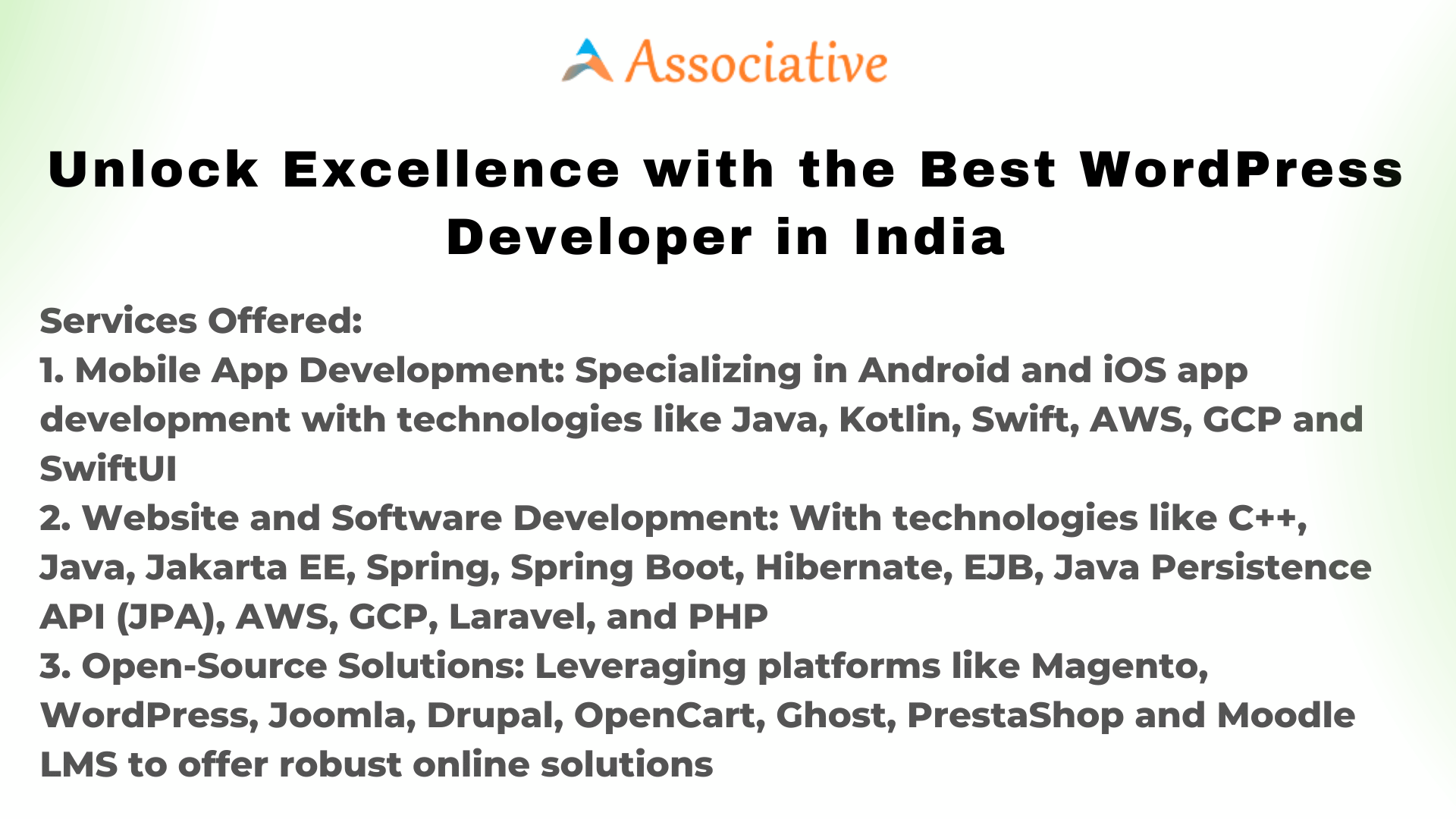 Unlock Excellence with the Best WordPress Developer in India