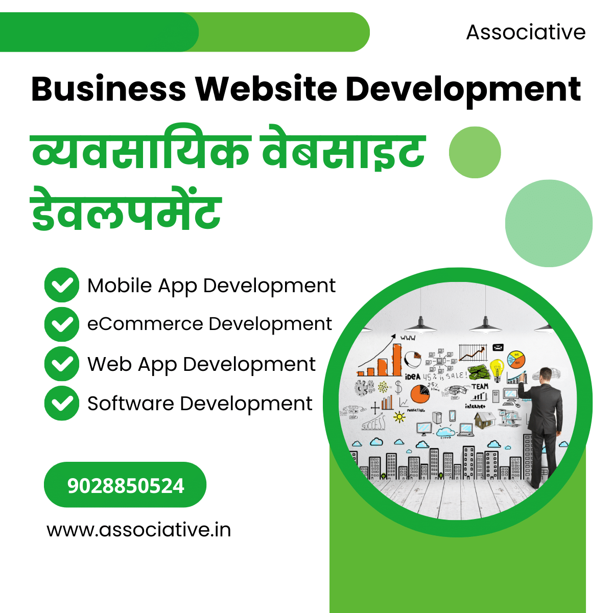 Business Website Development व्यवसायिक वेबसाइट डेवलपमेंट