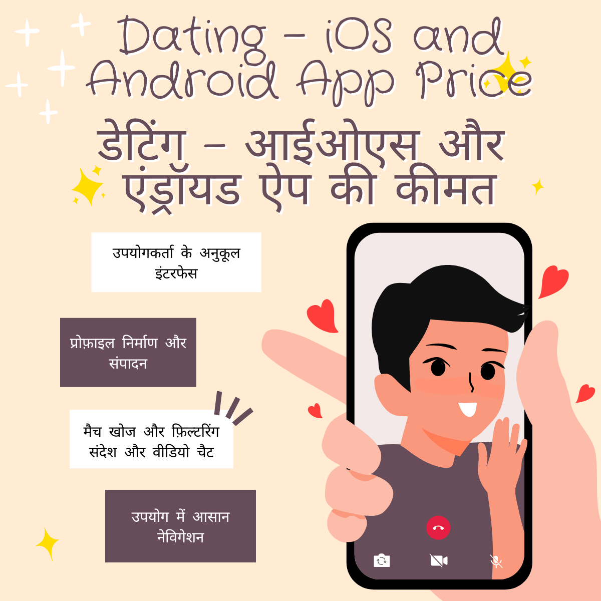 Dating - iOS and Android App Price

डेटिंग - आईओएस और एंड्रॉयड ऐप की कीमत
