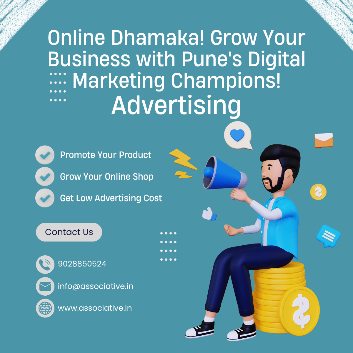 Online Dhamaka! Grow Your Business with Pune's Digital Marketing Champions!