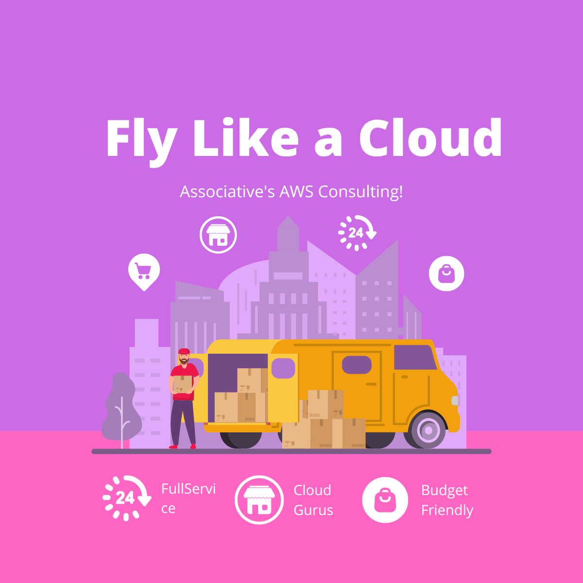 Pune Business, Fly Like a Cloud with Associative's AWS Consulting!