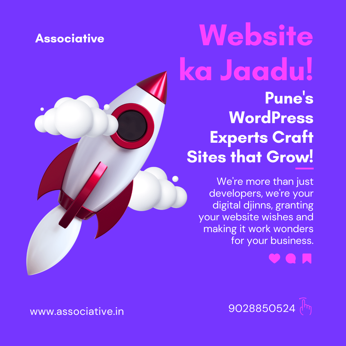 Website ka Jaadu! Pune's WordPress Experts Craft Sites that Grow!